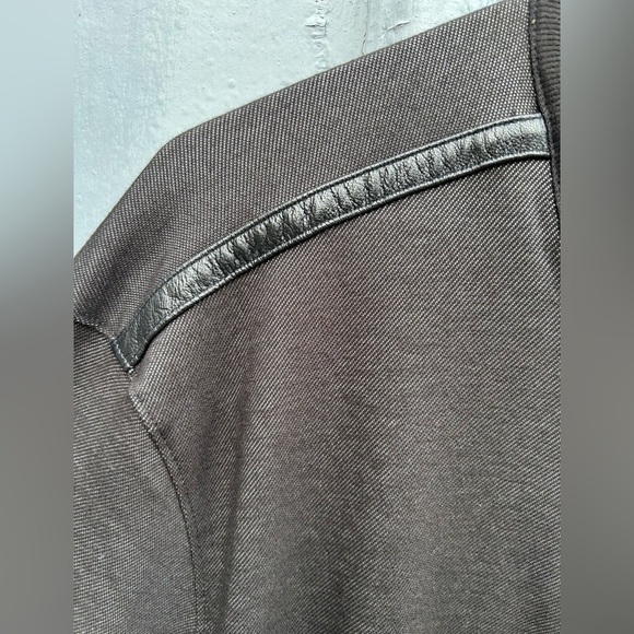 John Varvatos Grey “luxe” light pleather accented jacket, size XL - Picture 5 of 9